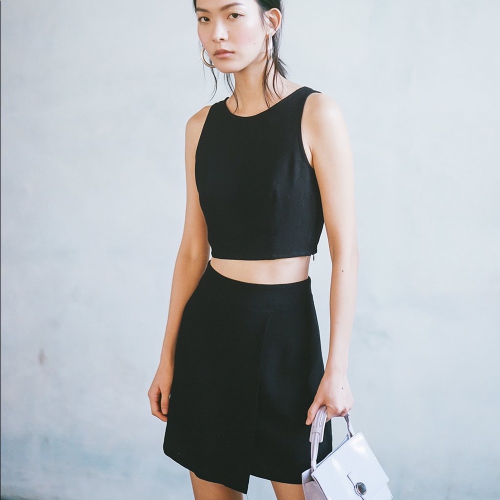 NWOT Eye to Eye (Sustainable LA Brand) Andre Tennis Skirt - Linen Blend